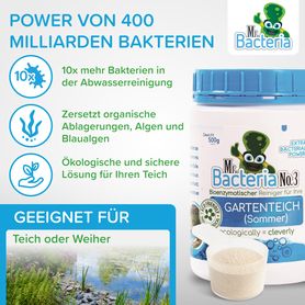 Bioenzymatischer Reiniger für Ihre GARTENTEICH (Sommer) 500g
