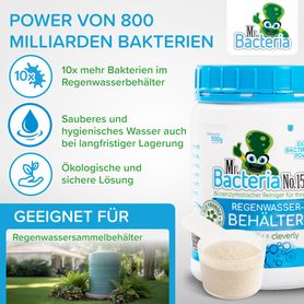 Bioenzymatischer Reiniger für Ihre REGENWASSERBEHÄLTER 500g